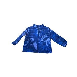 RALPH LAUREN Toddler Boy’s White Duck Feather’s Mix Blue Jacket with Sack 2T